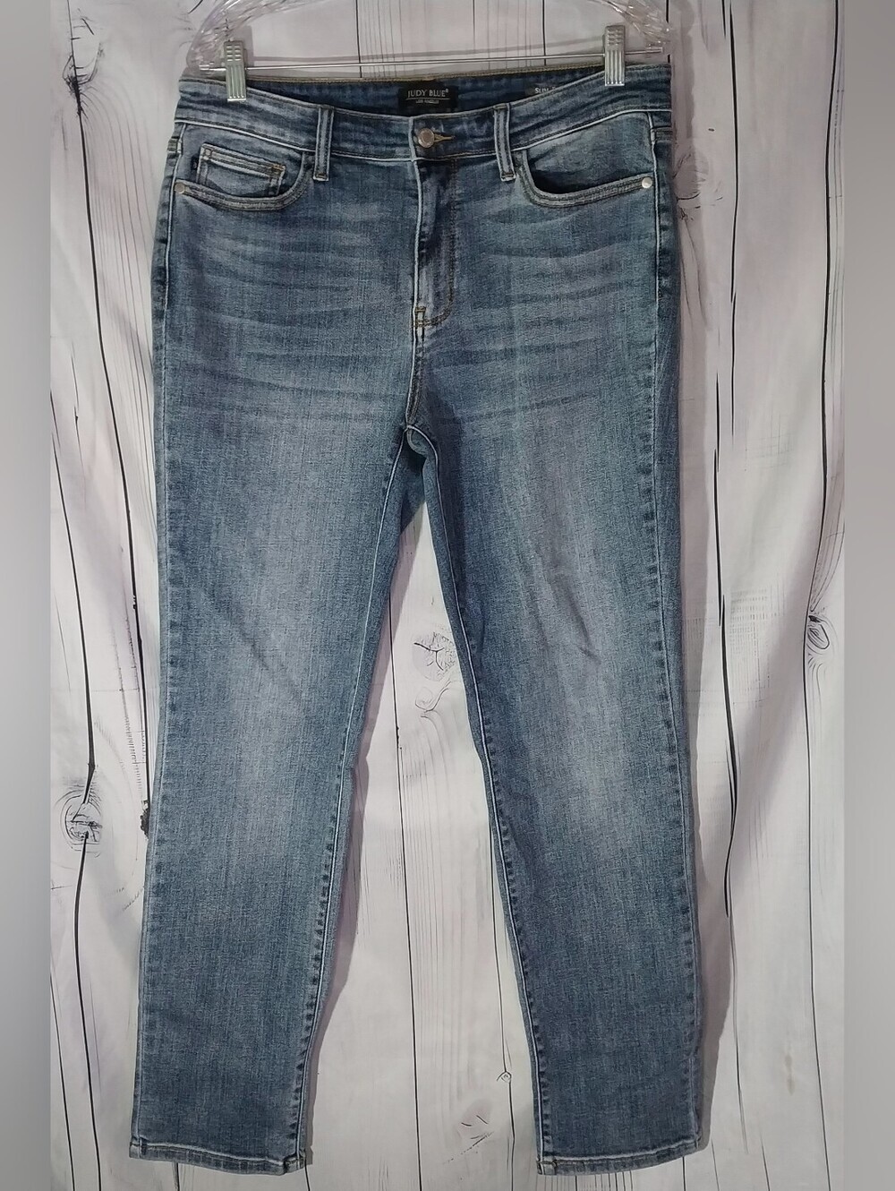 Judy Blue Slim Fit Medium Wash Casual Comfy Mid-Rise Jeans
